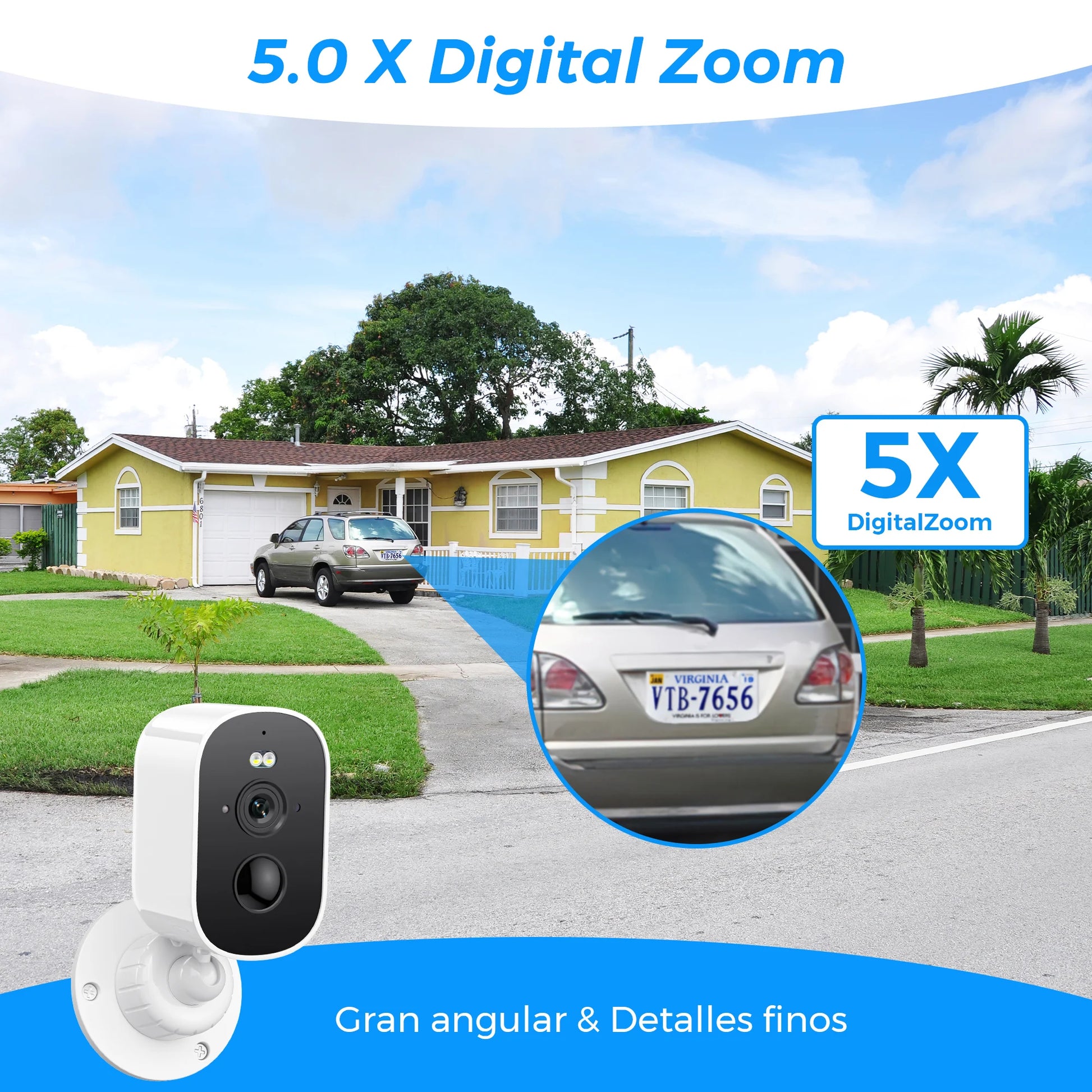 IP66 weatherproof solar CCTV camera