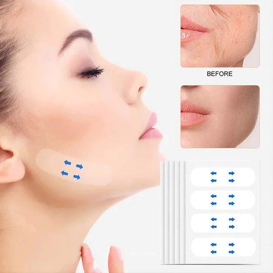 Invisible facelift stickers for instant lifting