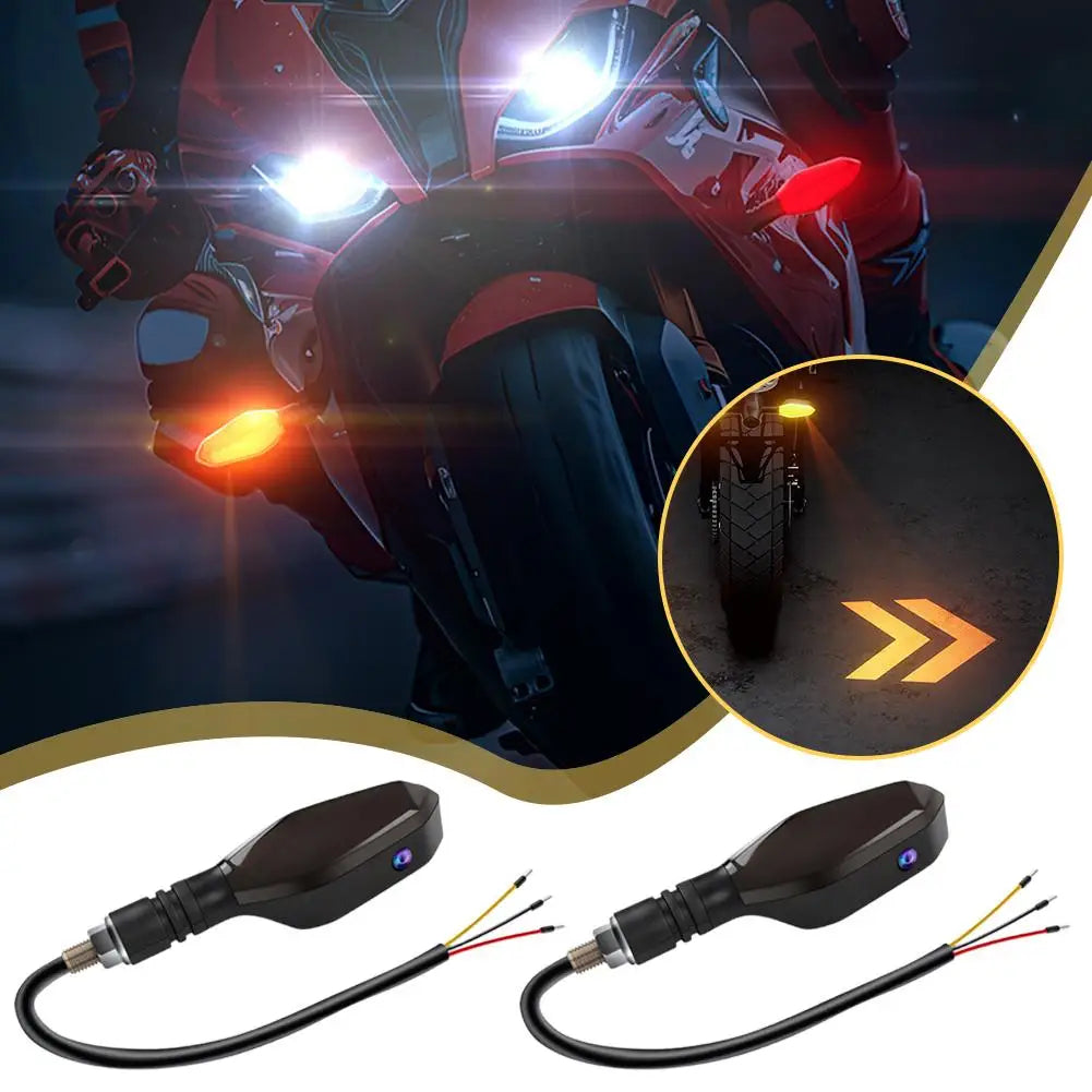 LED projection turn signals for bikes