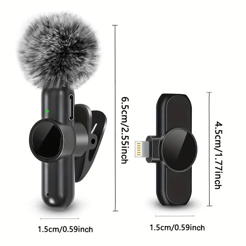 Low latency lavalier microphone