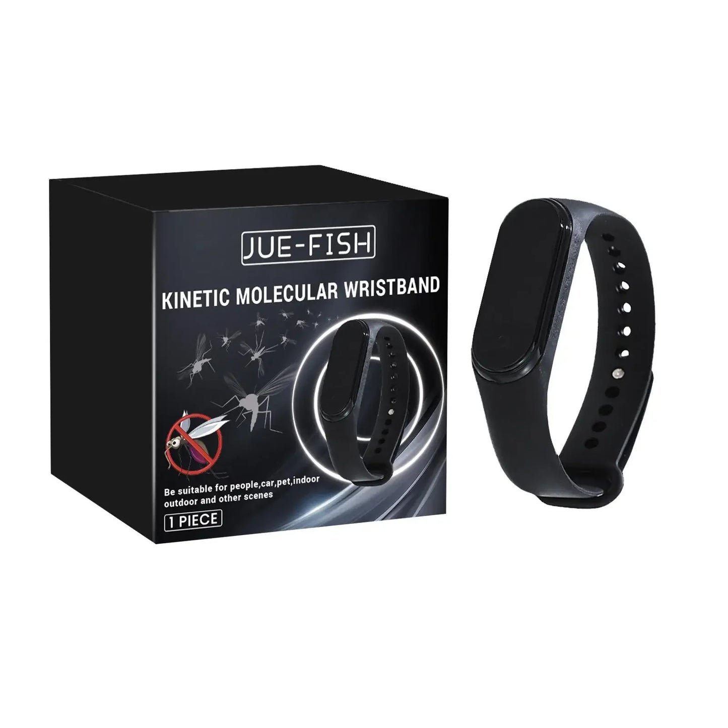 Mosquito repellent wristband for outdoor use