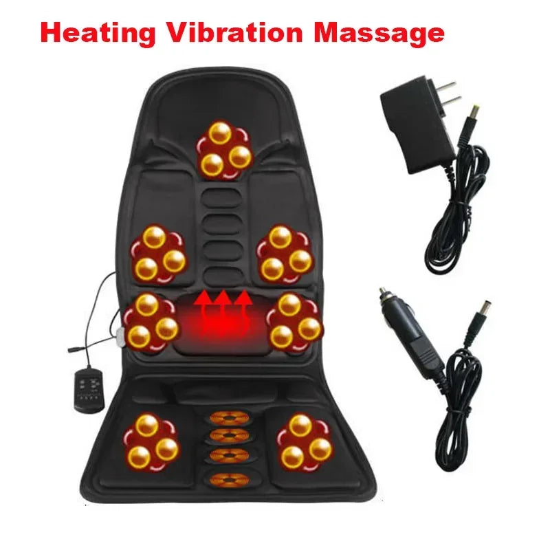 Multi-mode massage chair pad for car