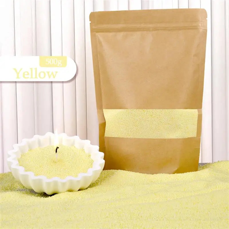 Clean-burning soy wax beads