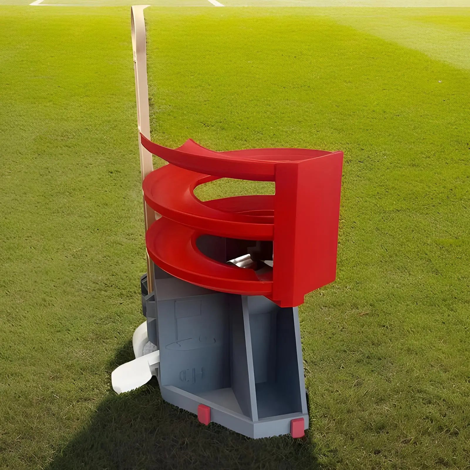 Non-powered golf tee-up machine