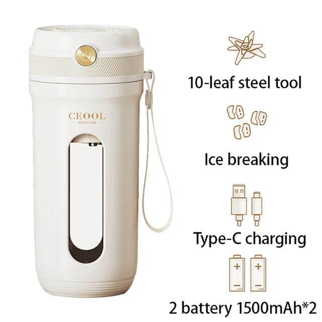 On-the-go blender for protein shakes