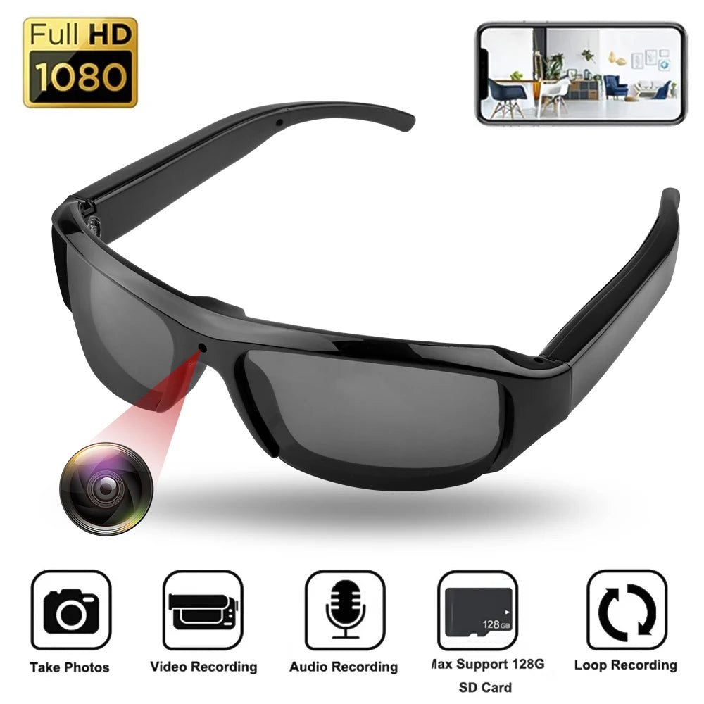 POV camera glasses recording 1080P HD video grandline retail