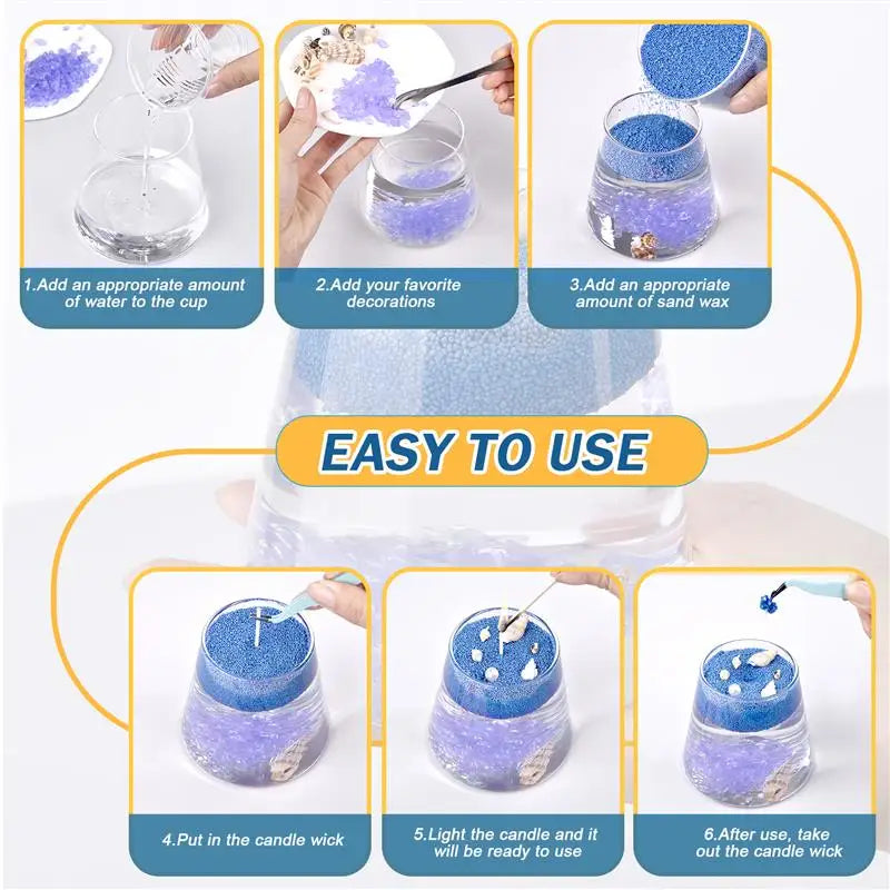 Pearl wax for DIY candles