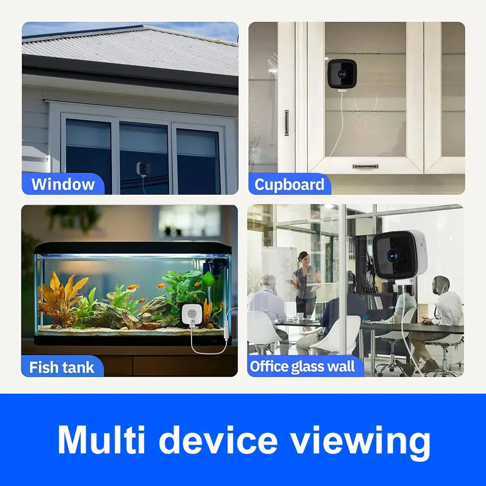 Plug-and-play indoor security camera