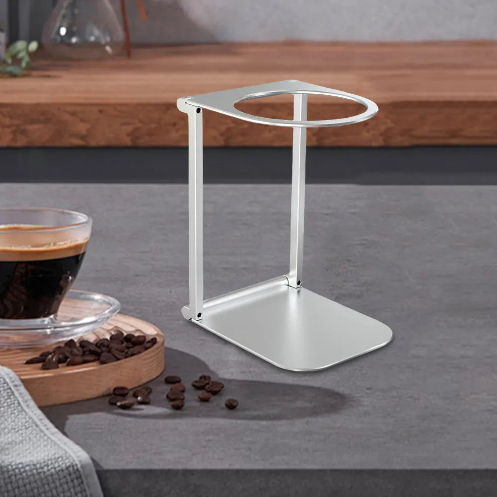 Foldable coffee stand with espresso maker