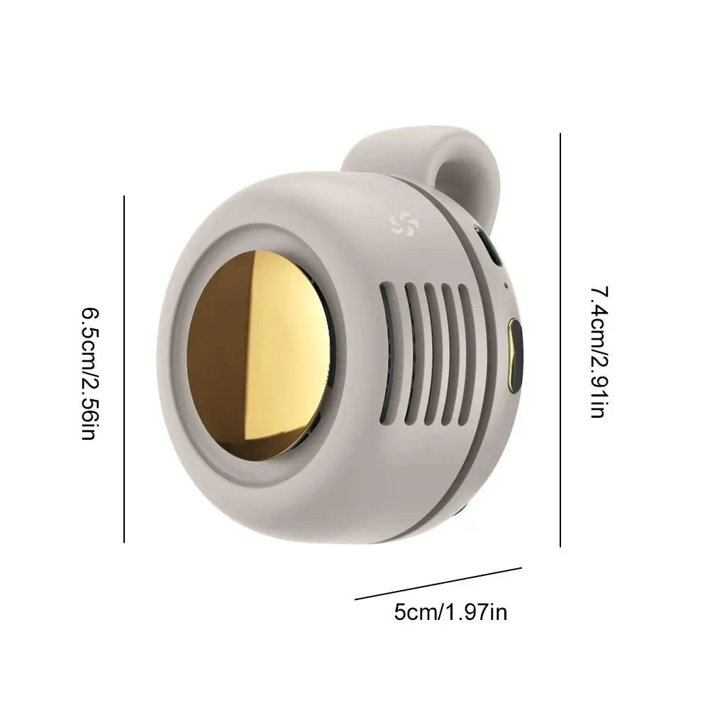 Portable clip-on fan for outdoor activities