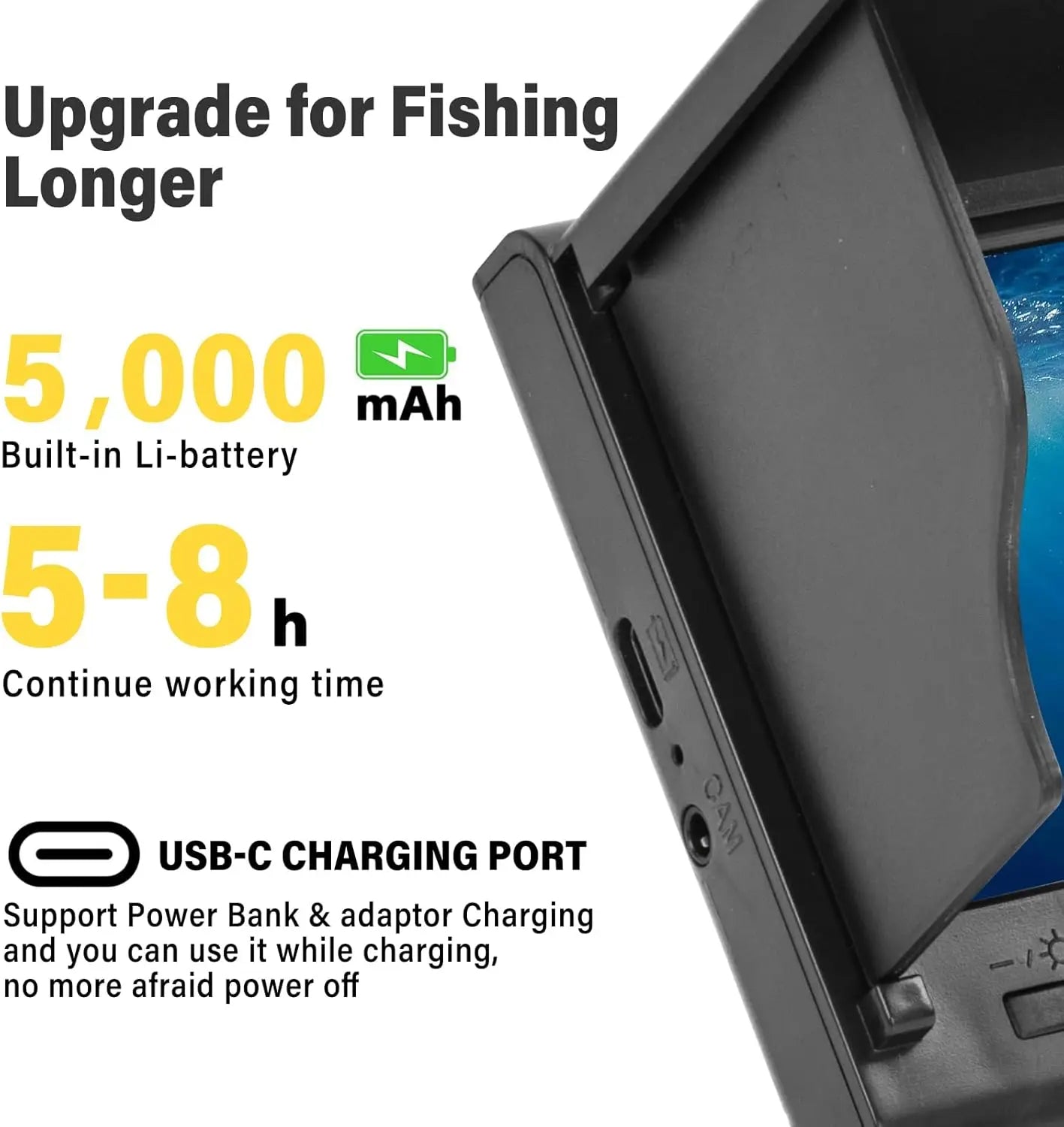 Portable fish finder with night vision grandline retail