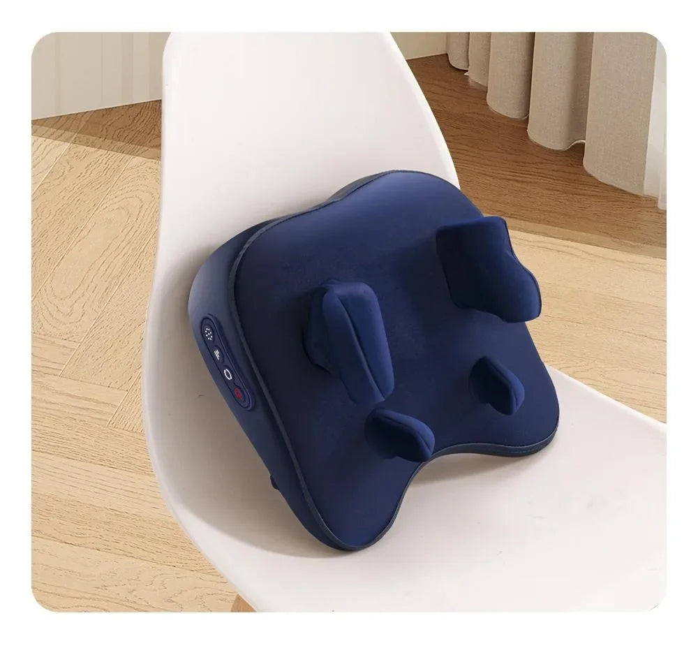 Portable trapezius massage device