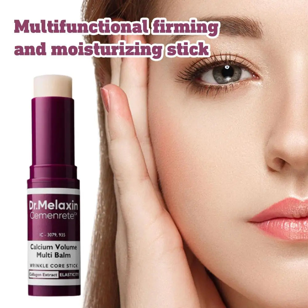 Portable twist-up collagen balm