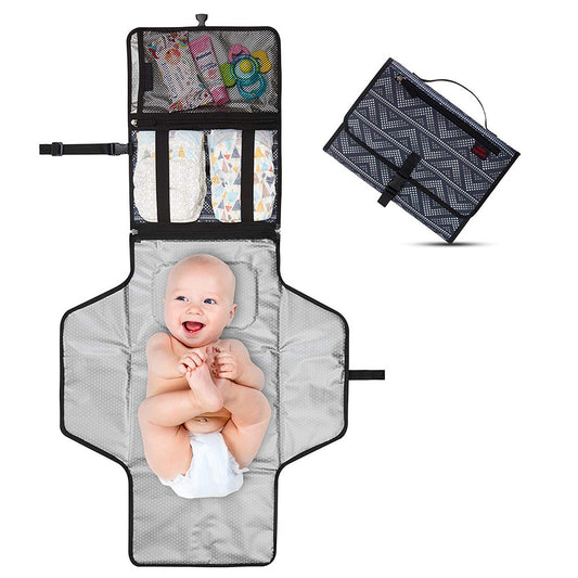 Portable waterproof baby changing pad