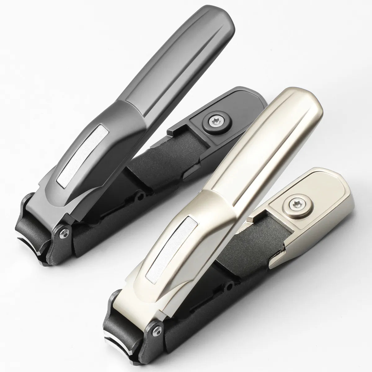 Precision nail clipper with ergonomic grip