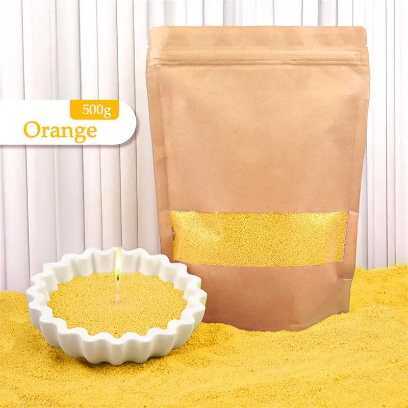 Premium candle wax granules