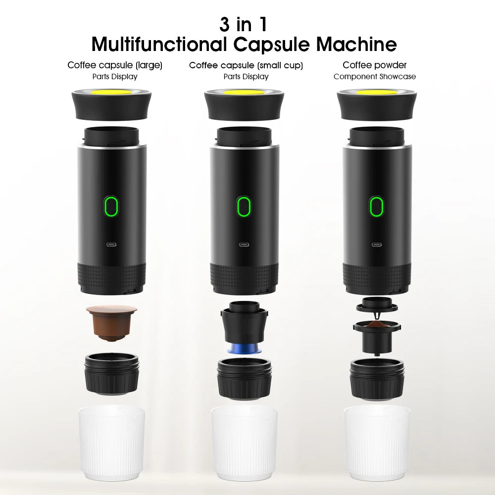 Rechargeable espresso machine