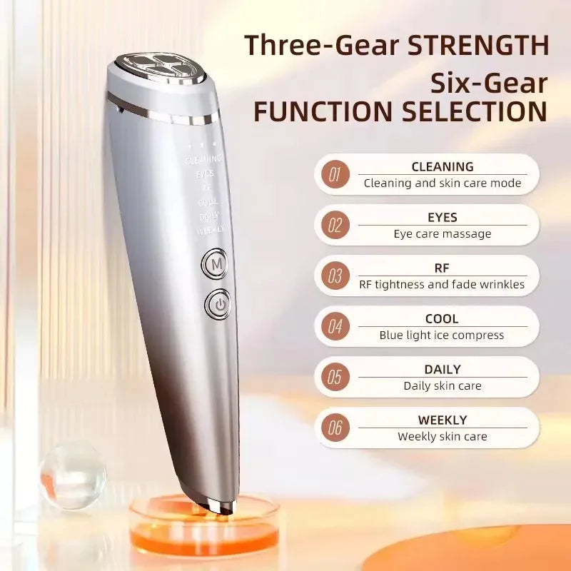 Rechargeable EMS facial massager for home use