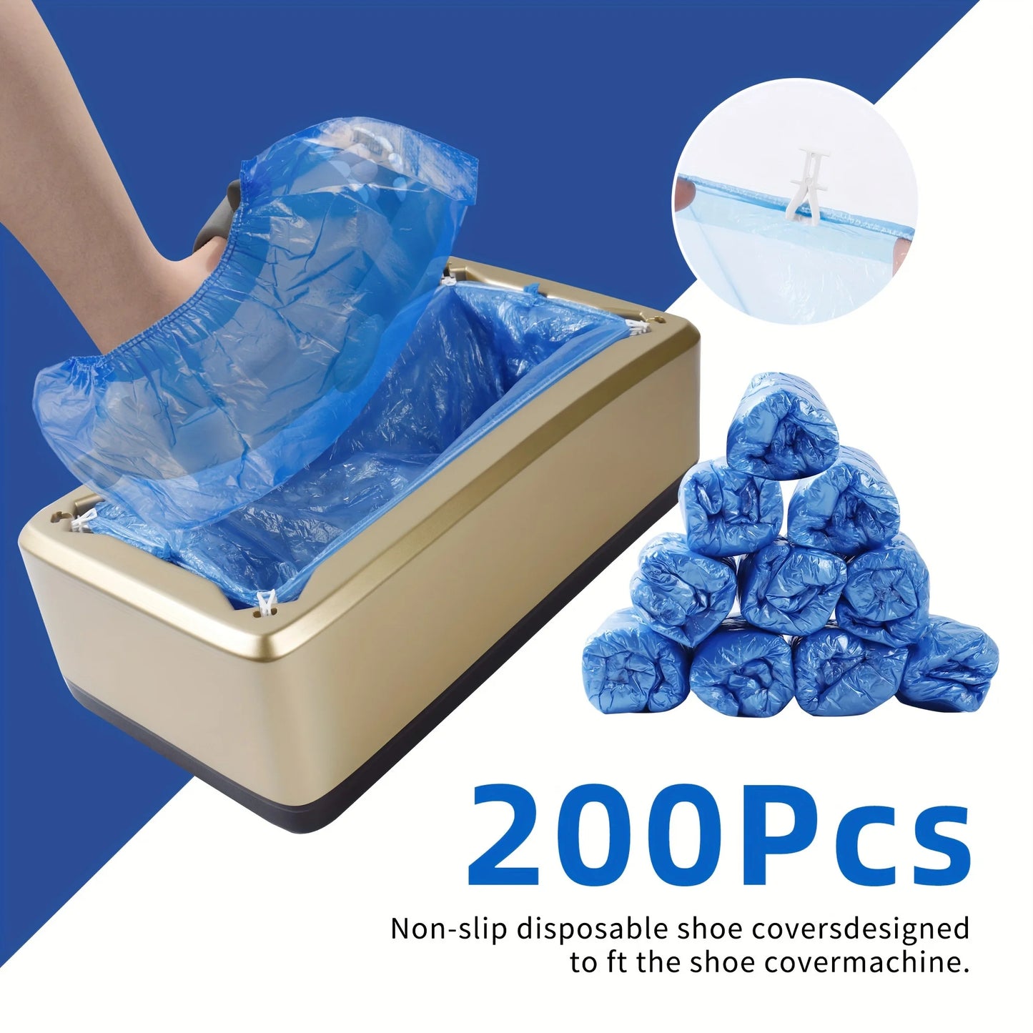 Shoe cover machine for home entrance