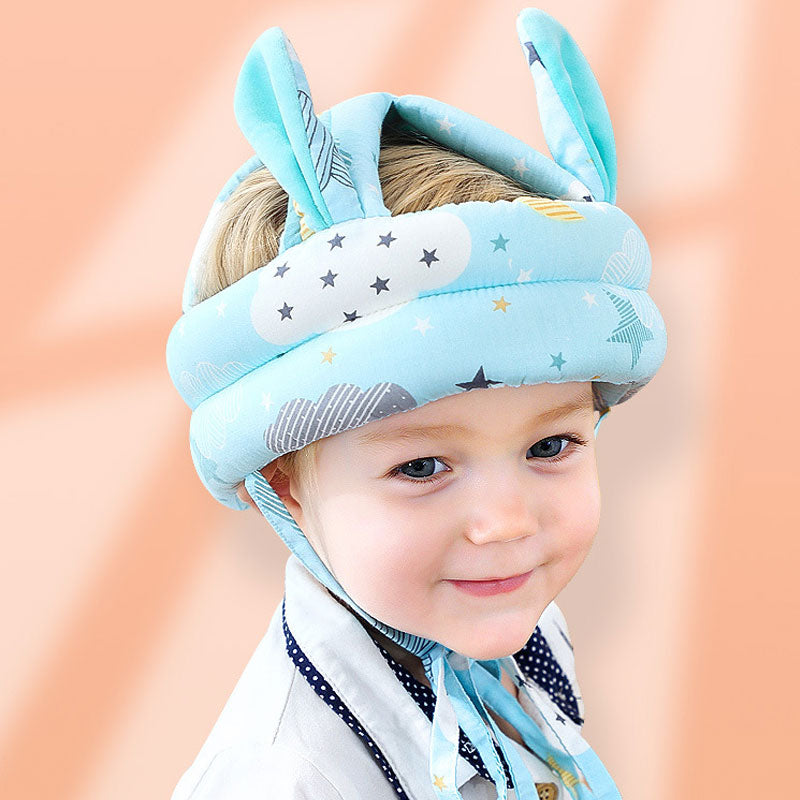 Soft breathable baby helmet for learning to walk