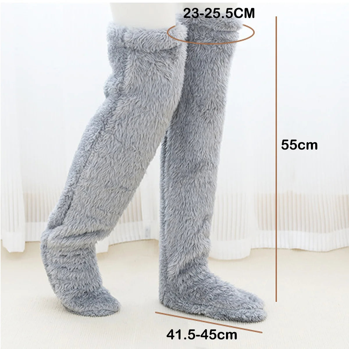 Soft winter leg warmer stockings