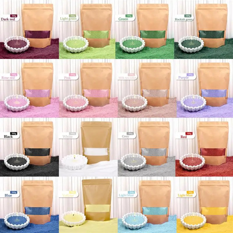 Soy wax pearls for candle making