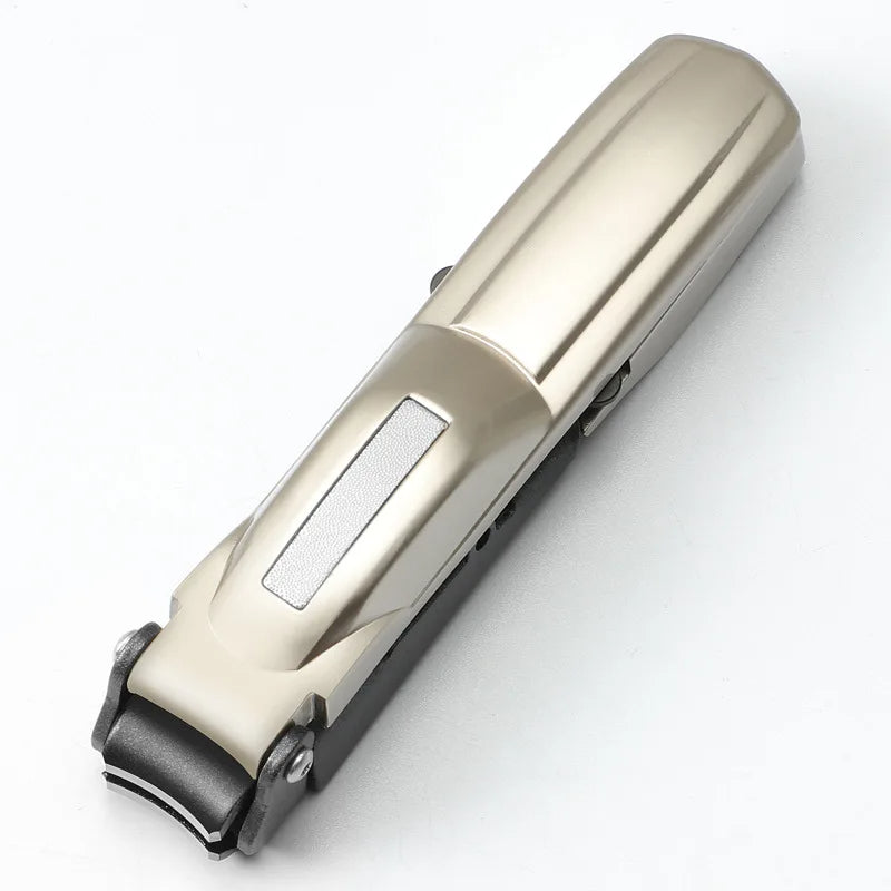 Stainless steel nail trimmer with catcher