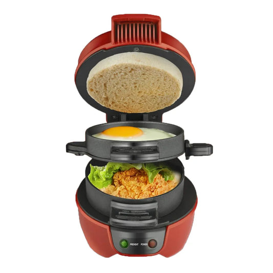 Stuffed burger patty maker