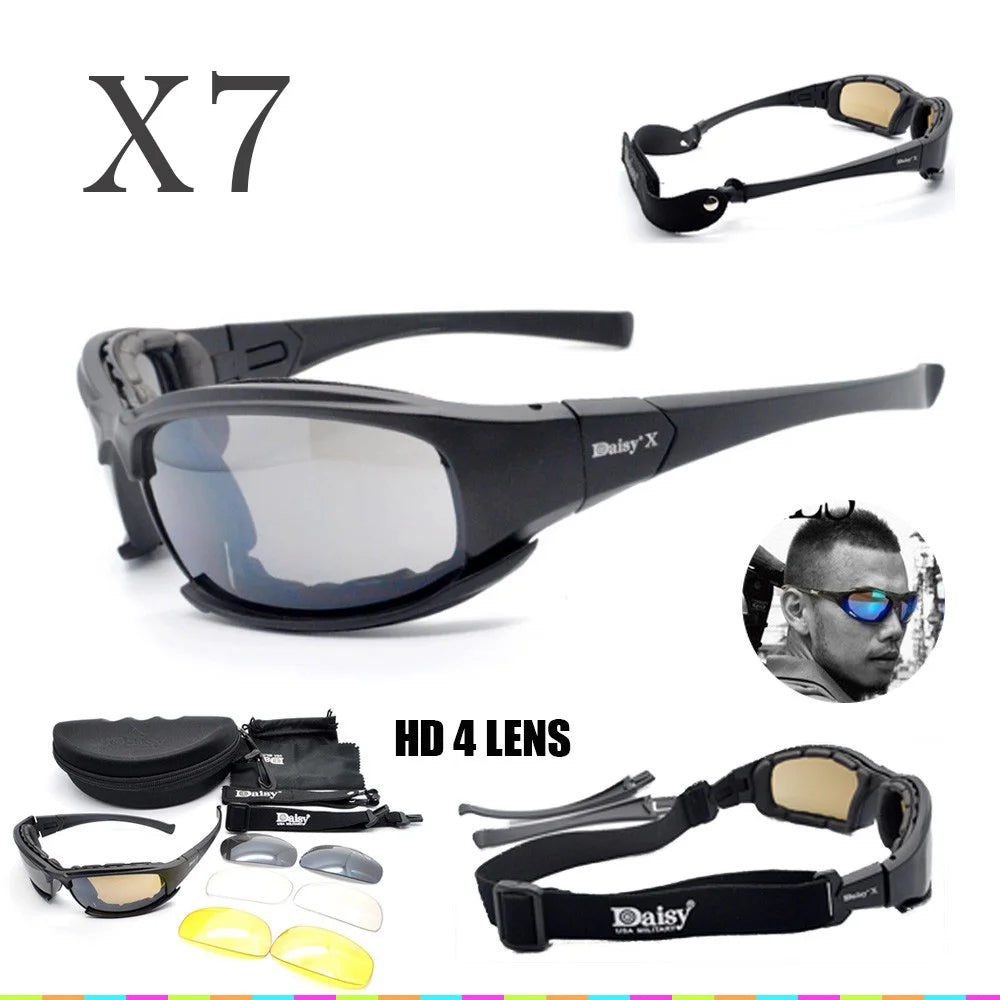 Tactical goggles with interchangeable lenses