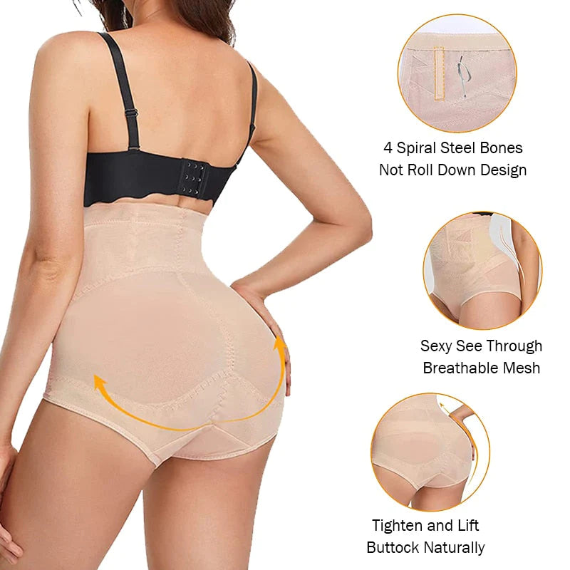 Tummy control shapewear under tight dress