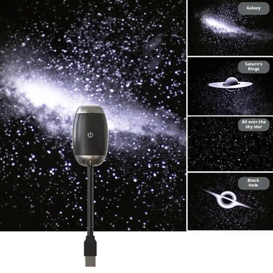 USB galaxy star projector night light
