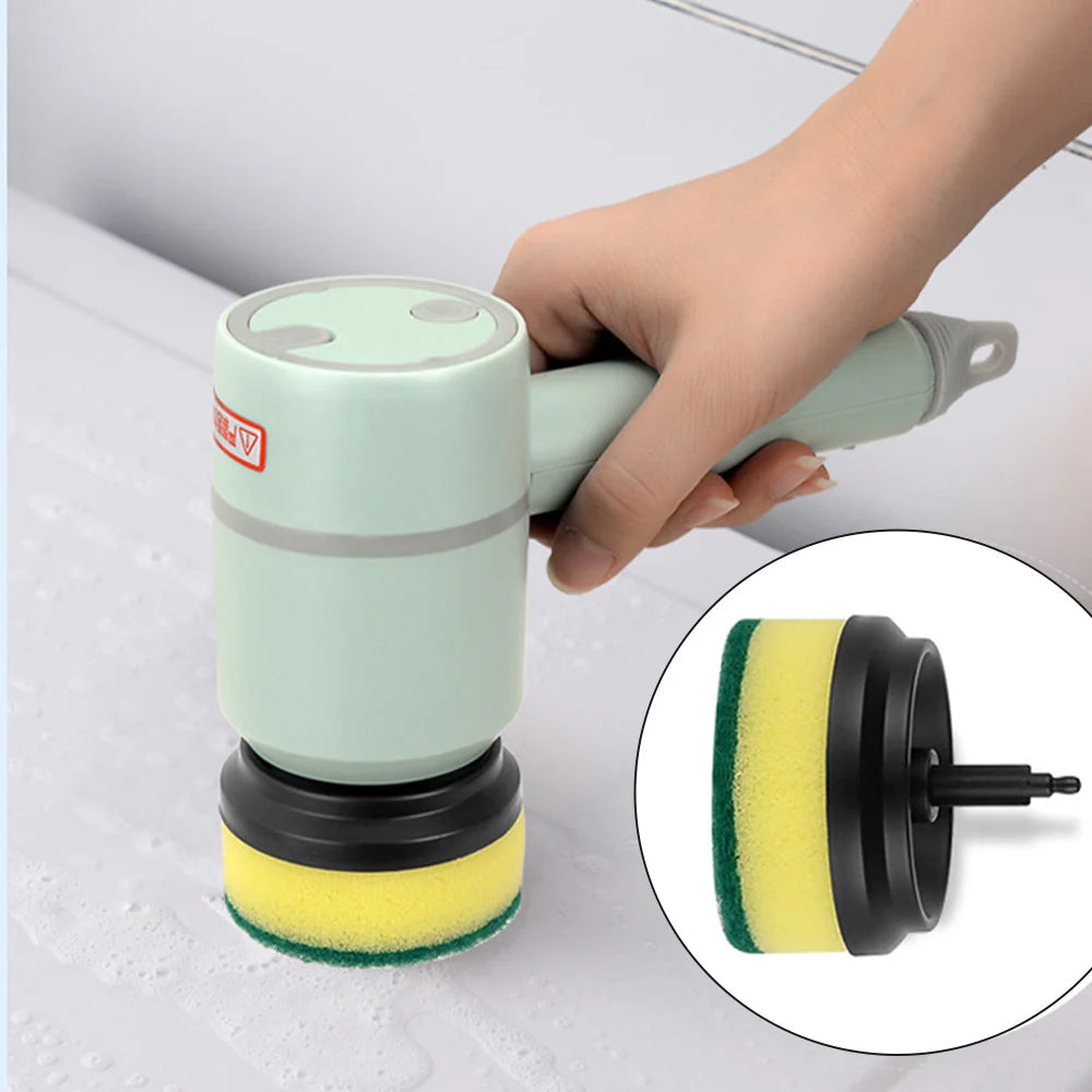 USB rechargeable dish scrubber
