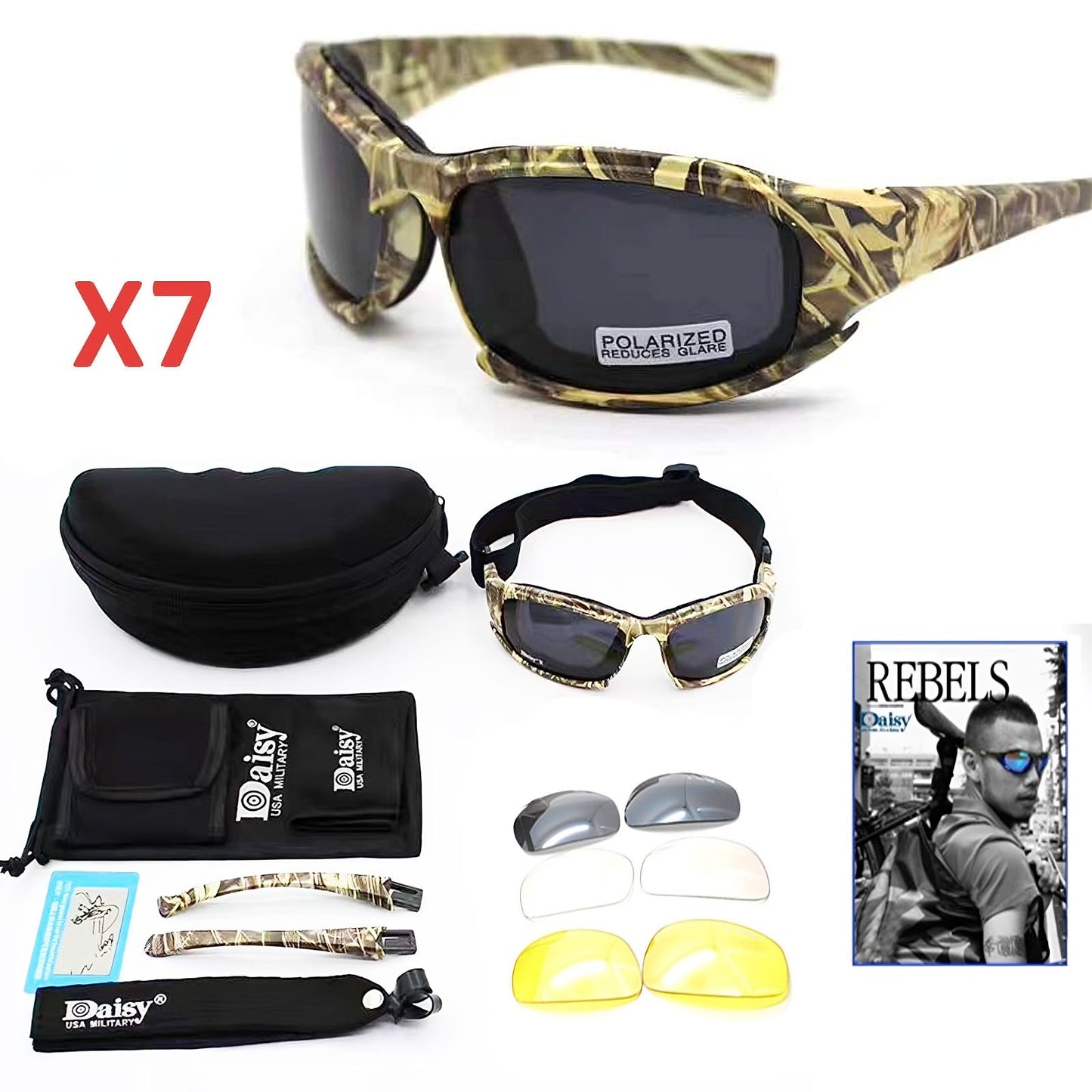 UV400 tactical sunglasses for outdoor sports