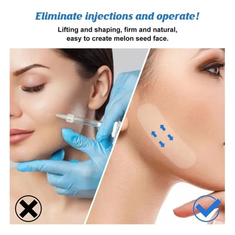Ultra-thin transparent face lift tape