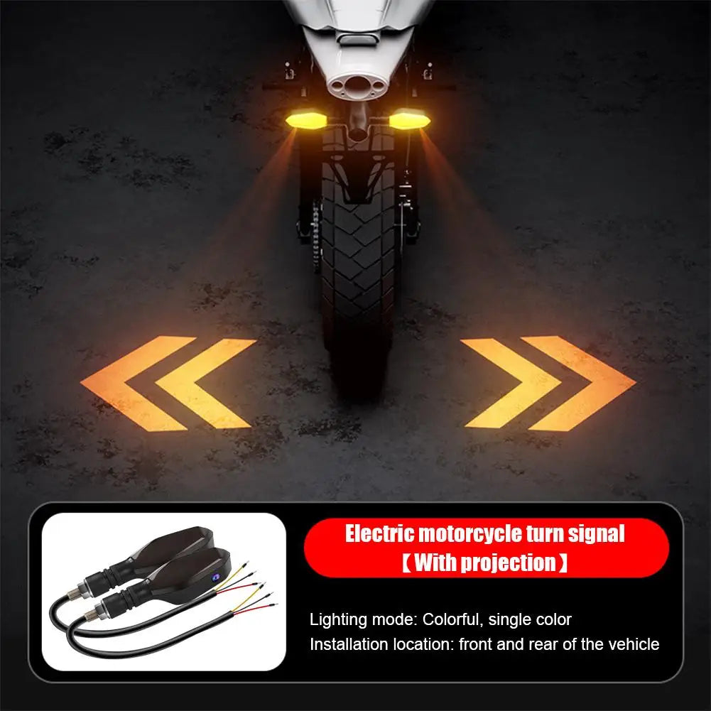 Waterproof motorcycle turn signal lights