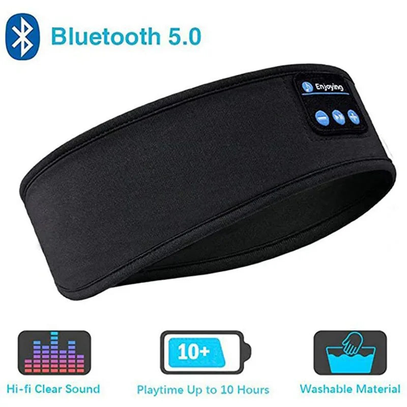 Wireless sleep headphones headscarf