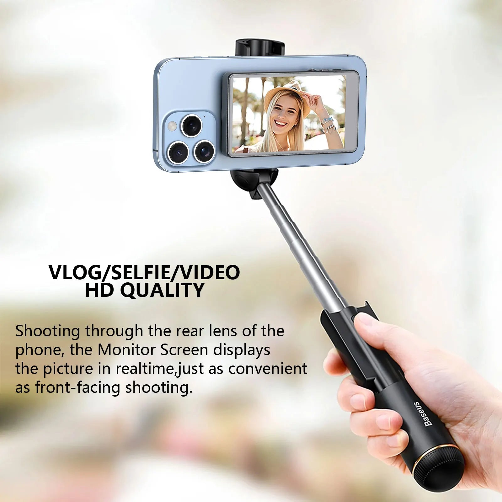 iPhone selfie monitor for content creators