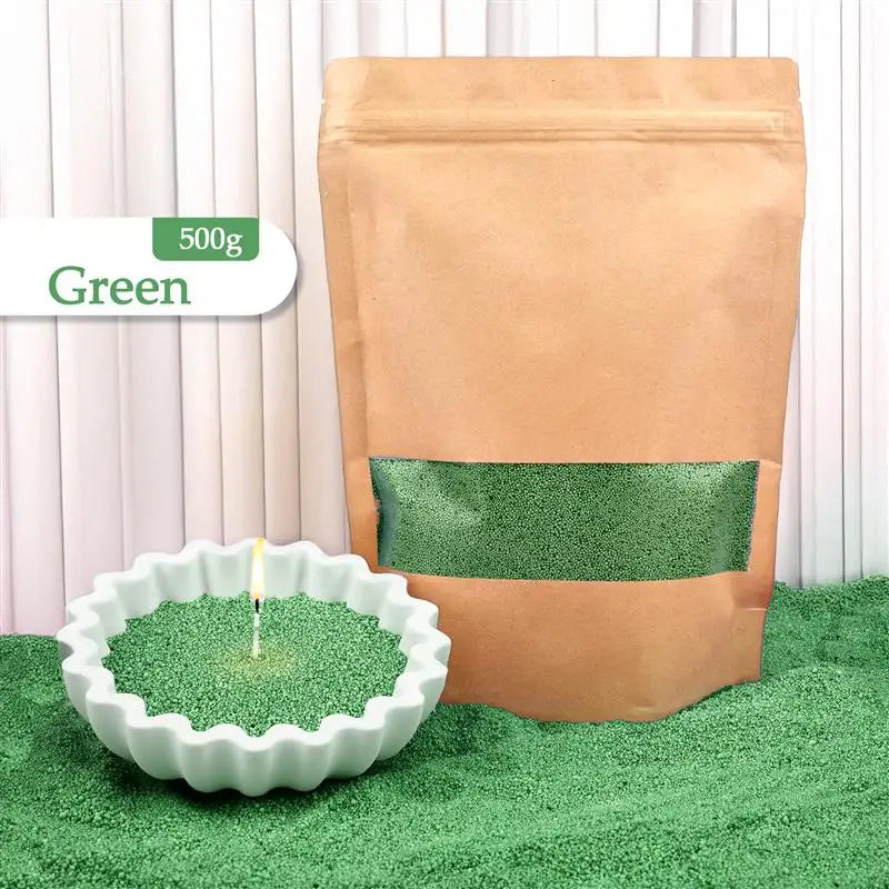 Clean-burning soy wax beads